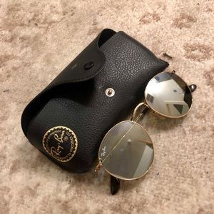 Ray-Ban metal round sunglasses